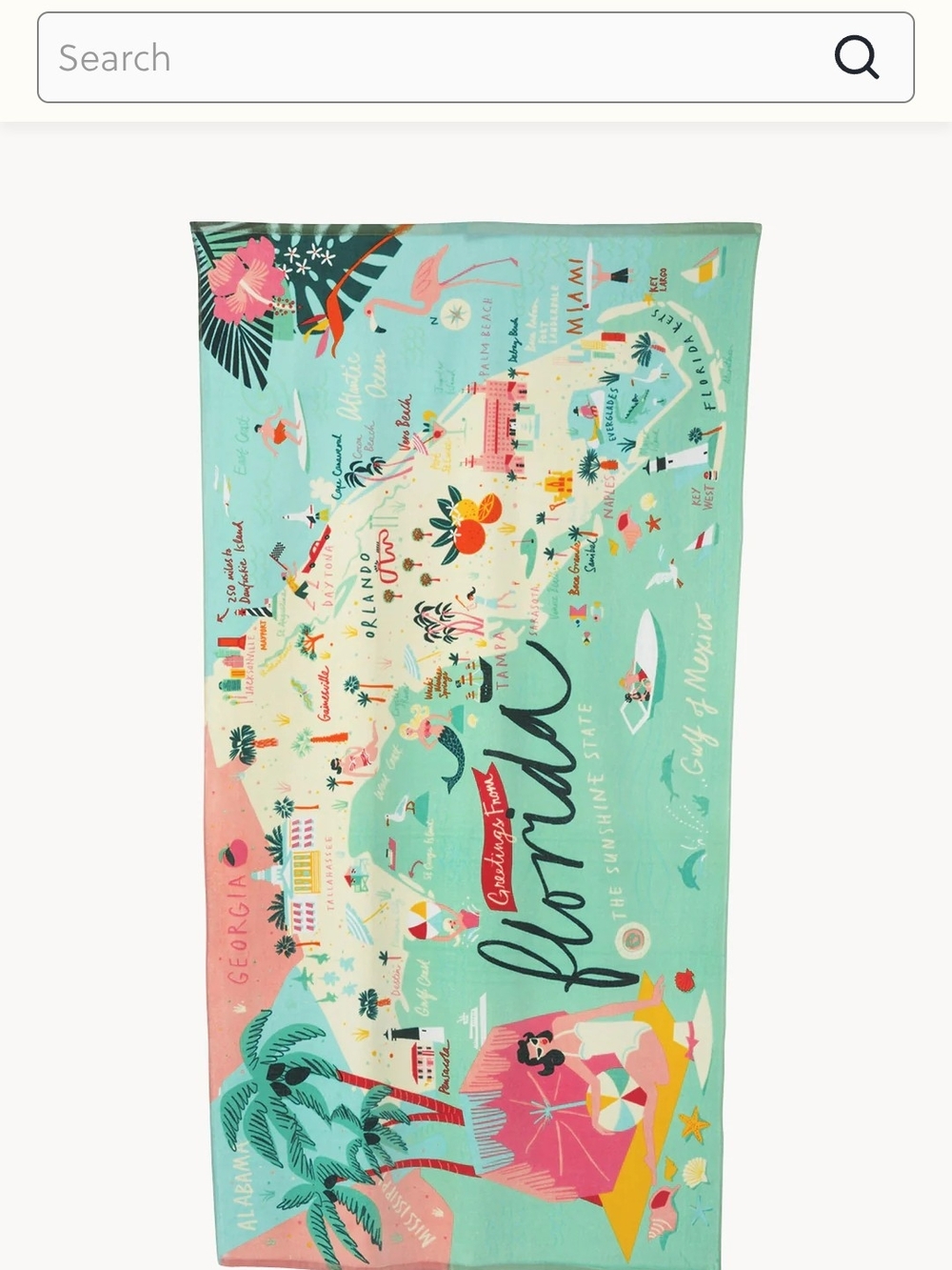 Spartina 449 Florida Beach Towel-NWT
